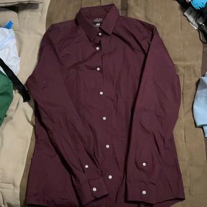 Men’s Maroon Dress Shirt